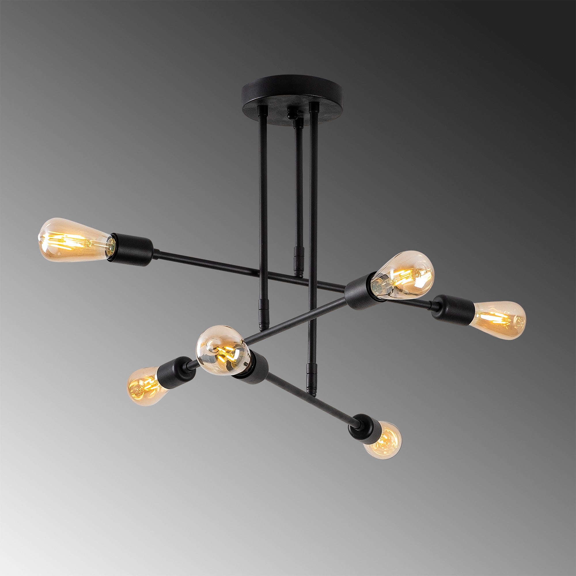 Chandelier Flower - 162 - AV Black 521SHN3432 5