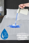 Umut Çeyiz Quilted Waterproof Fitted Mattress Protector 1