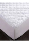 SUVAY Kapitone Fitted Mattress Protector - Single/Double Cotton Mattress Pad 6