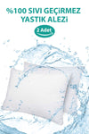 SUVAY 2 Pieces Water and Liquid Proof Pillow Protector Cotton Zippered Non-Sweating Pillow Cover 1