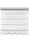 Brillant White Jacquard Roller Zebra Blind 3