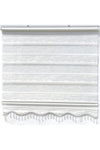 Brillant White Jacquard Roller Zebra Blind 4