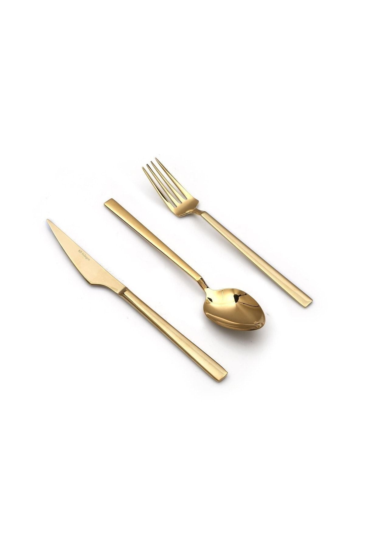 KB SOLINGEN 84 Piece Löwe Gold Cutlery Set 3