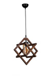 Chandelier Berlin Ahşap Tekli Sarkıt Ceviz Walnut 534LUN3121 2