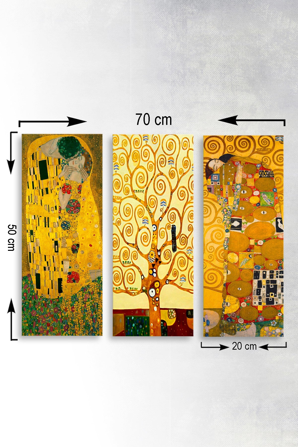 Decorative MDF Painting (3 Pieces) MDF0067 Multicolor 537MRV5167 2