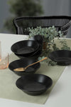 Keramika Matte Black Hittite Dinner Plate 18 Cm Set of 6 2