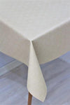 DDHOME Fiber Lined Wipeable PVC Tablecloth Beige - 141-a 6