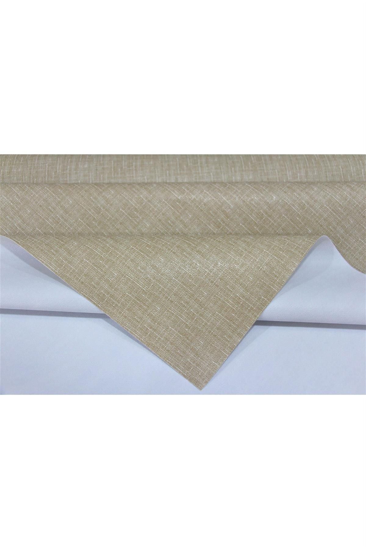 DDHOME Fiber Lined Wipeable PVC Tablecloth Beige - 141-a 7