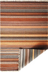 RUGSMODERN Alr Terra 3208 Double-Sided Fringed Brown Rug 1