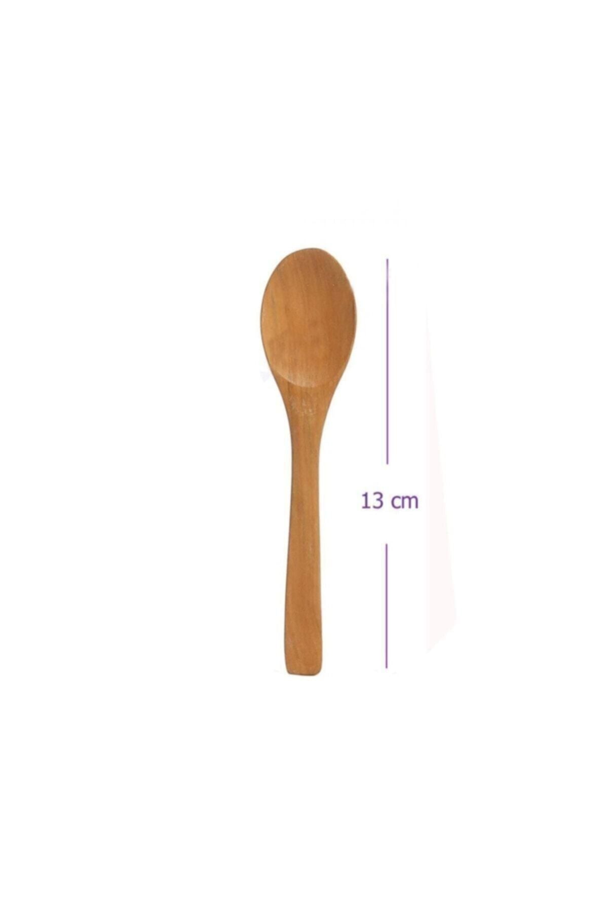 Genel Markalar Bamboo Wood 6-Piece Sugar and Spice Honey Spoon 2