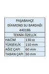 Paşabahçe Diamond Kahve Yanı Lüsterli Su Bardağı 120 Cc 6'lı Fma412033 3