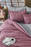 BONJARDINHOME 100% Cotton Double-Sided Double Duvet Cover Set 2