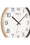 Regal Slim Frame Wall Clock 0250 Gi 2