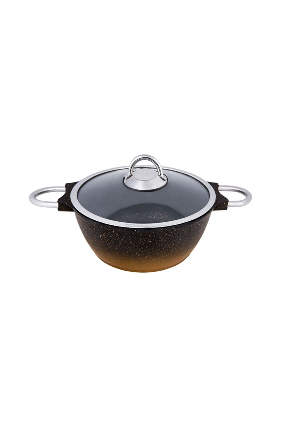 Emsan Kuvars 24 cm Black Gold Deep Pot 1