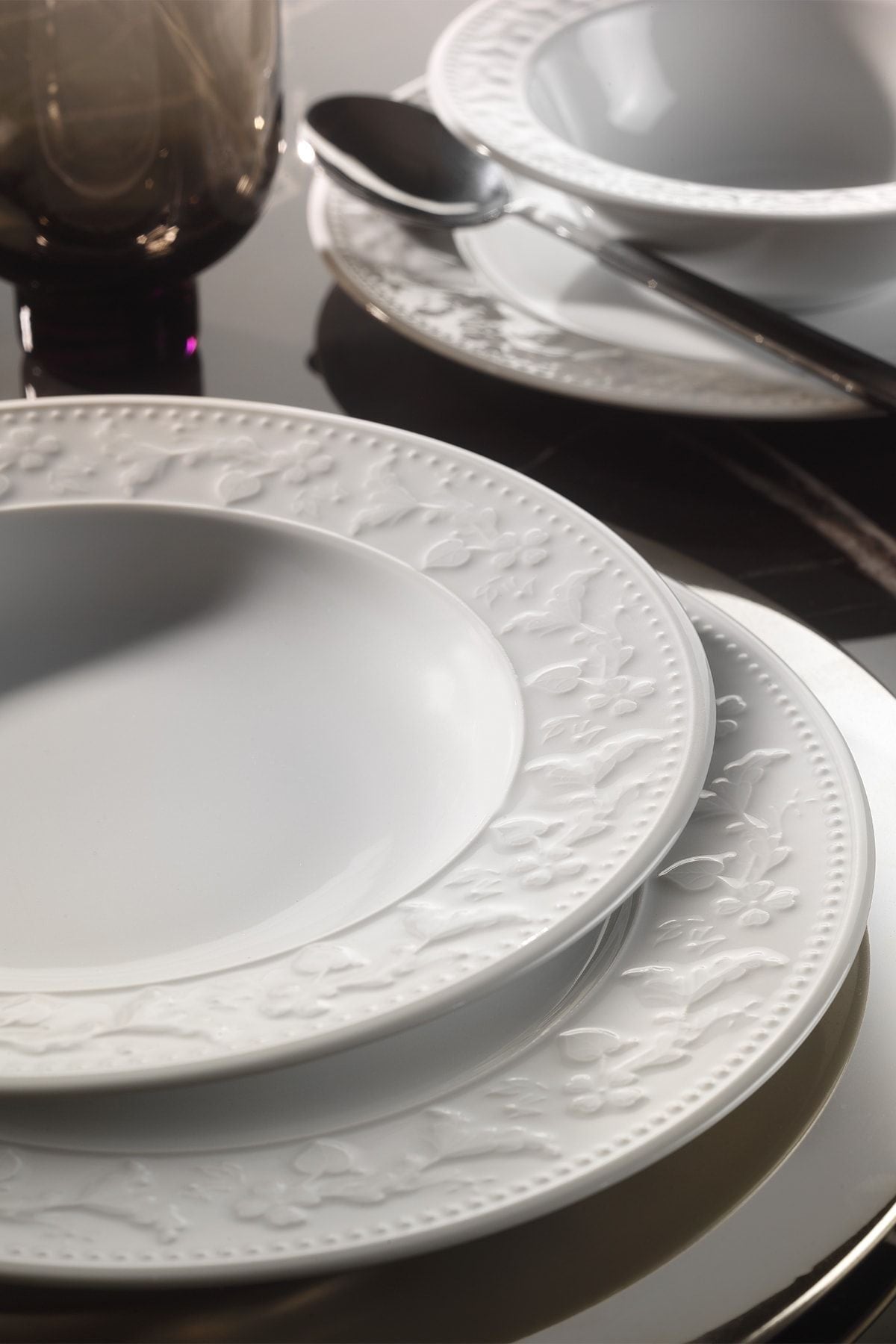 Kütahya Porselen Silvia Dinner Set for 6 People 24 Pieces 3