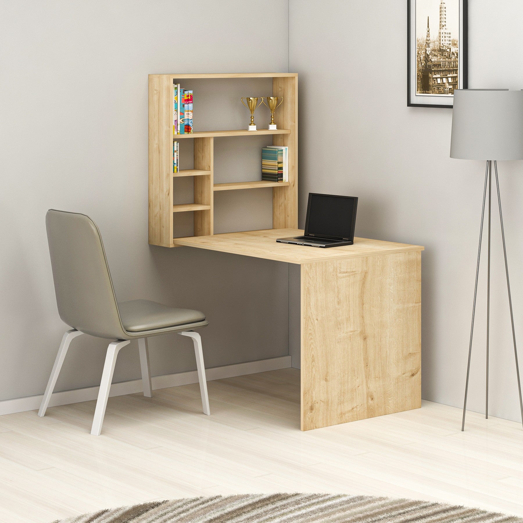 Study Desk Sedir - Oak Oak 550ARN1111 1