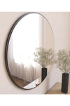 MONEayna Decorative Black Round Wall Mirror 1