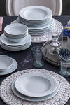 Güral Porselen White 24 Piece Dinner Set Aly24y400 1