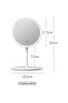 Molto Makeup Mirror Touch LED Light Round Tabletop White 1