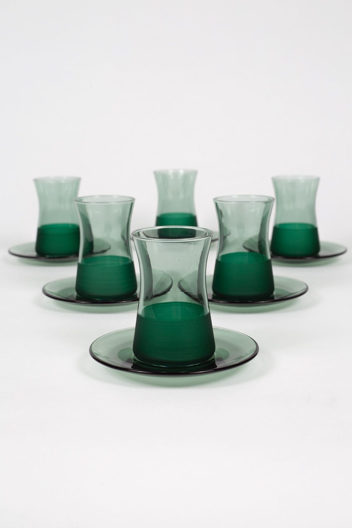 Rakle Matte 12 Piece Tea Set Green 132 Cc 2