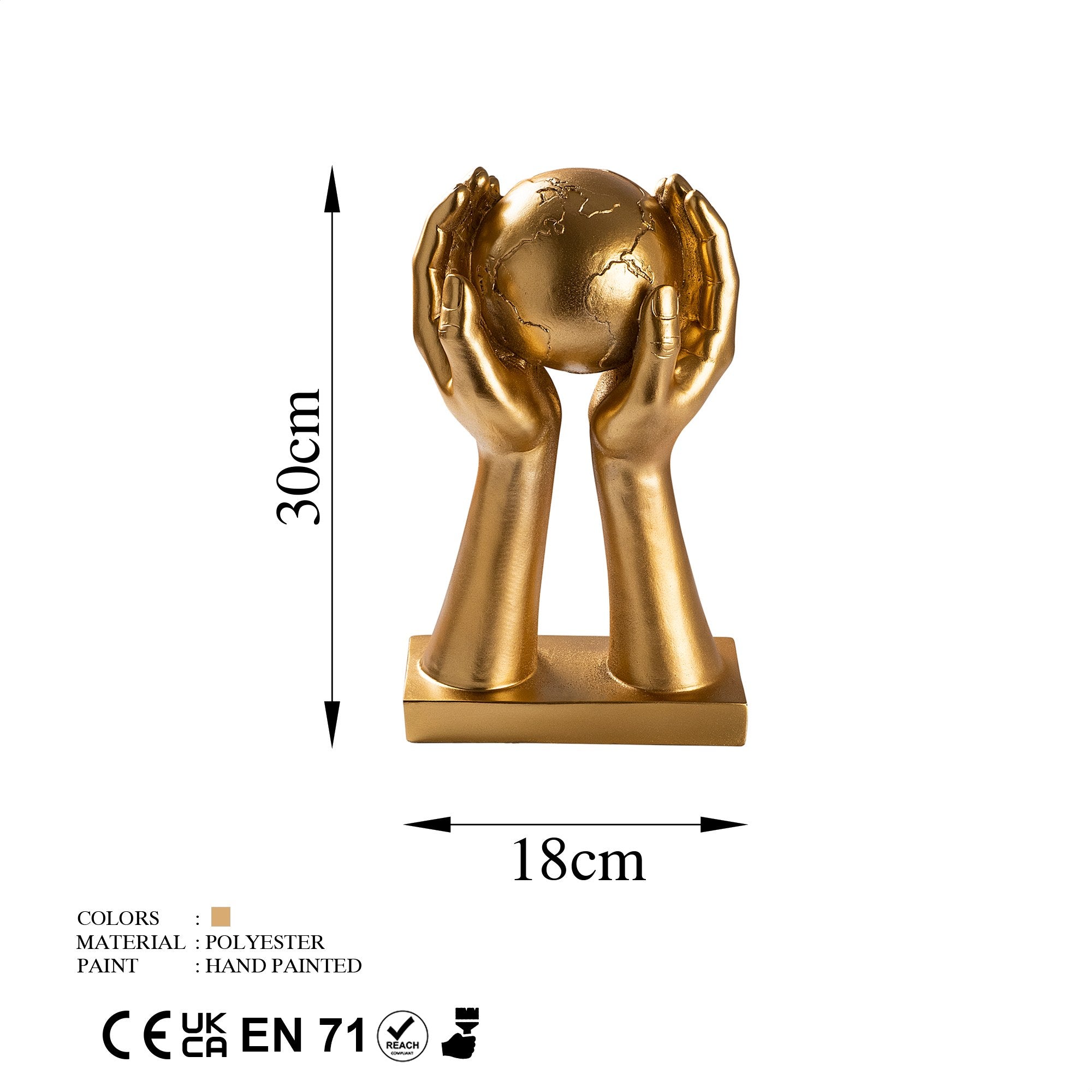 Decorative Object Global - 1 Gold 565TNL1174 9