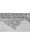 DDHOME Lined Wipeable PVC Tablecloth Snowflake - 1096-3 4