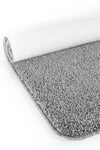 EUROBANO Natural Non-Slip Washable Shaggy Grey Hallway Rug 5