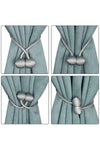 Helezoni Grey Magnetic Curtain Holder 3