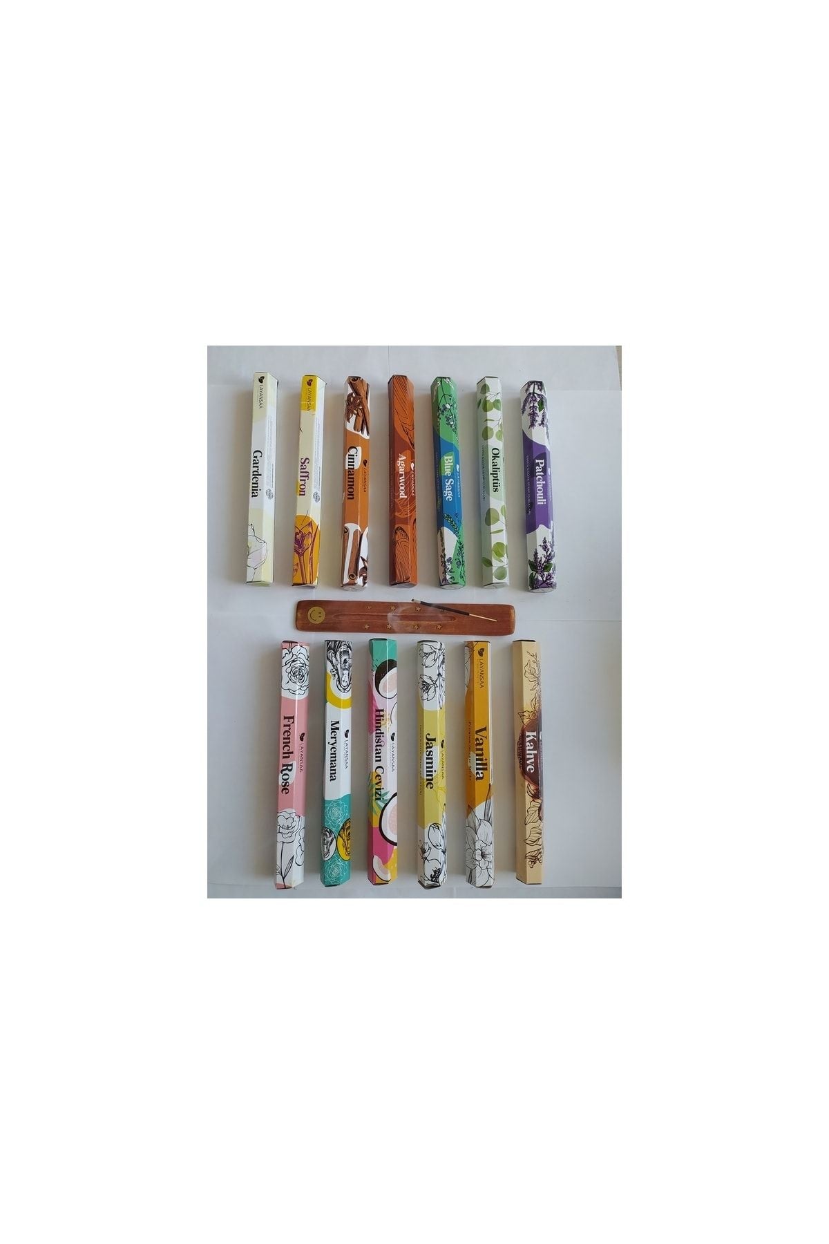 Flute 200 Pack Mixed Incense Incense Holder 2