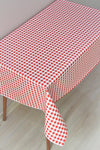 DedeEvTekstil Fiber Lined Wipeable Oilcloth Tablecloth Minicheckered 3