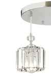 Apliqa Saka 3 Round Pendant Chrome Crystal Modern Design Chandelier 4