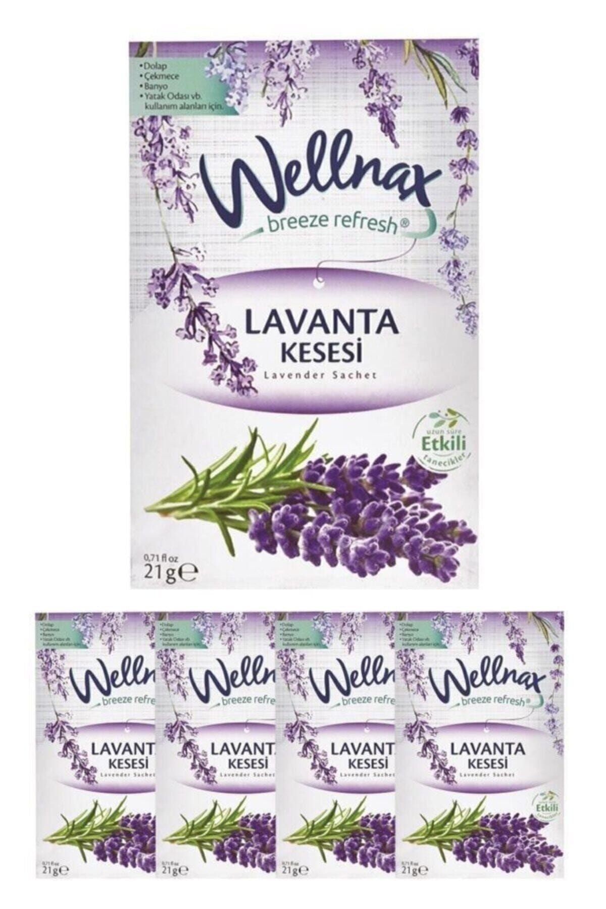 Wellnax Breeze Refresh Lavender Freshness Sachet For Closet And Drawer X5 1