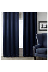 Taç Blackout Curtain Navy Blue No Pleats 1