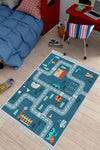 Carpet (120 x 180) ELS582 - Blue Multicolor 595HFT1696 1