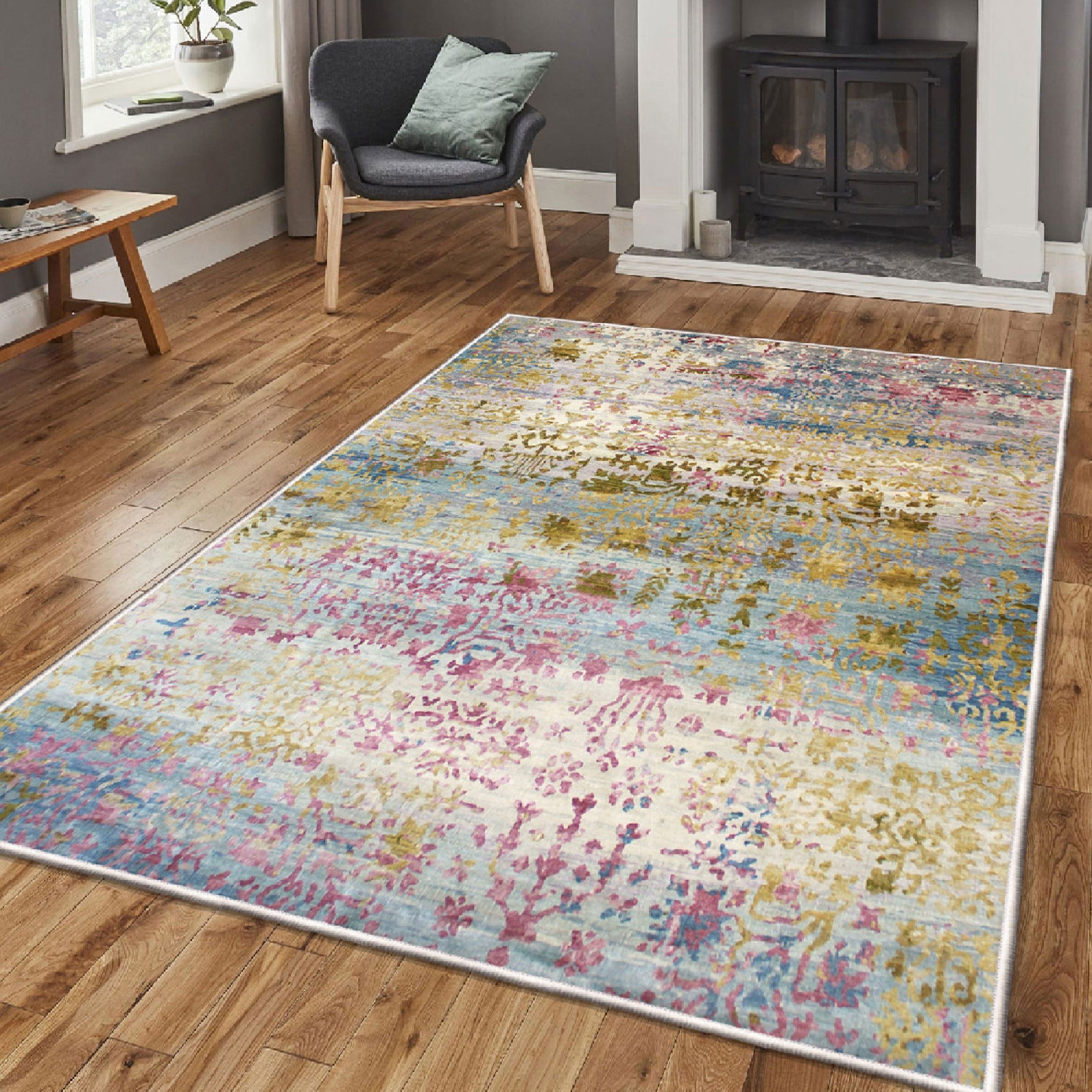 Carpet (80 x 120) Els1895 Multicolor 599HFT2576 2