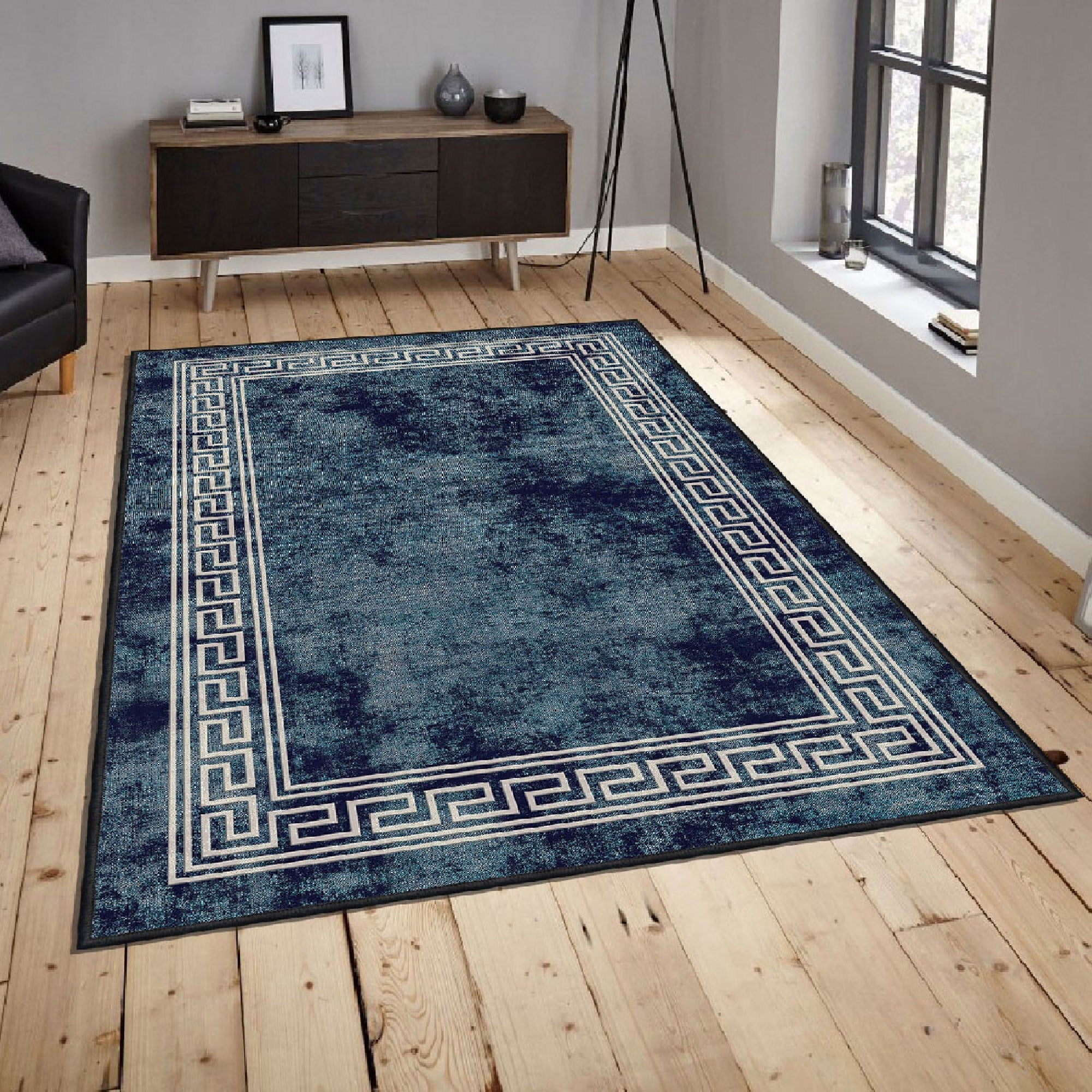 Carpet (120 x 180) Els2150 - Dark Blue Multicolor 599HFT3327 2