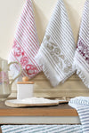 Riva Kitchen 30x50 cm 6-Piece Hand Towel Set 100% Cotton 7