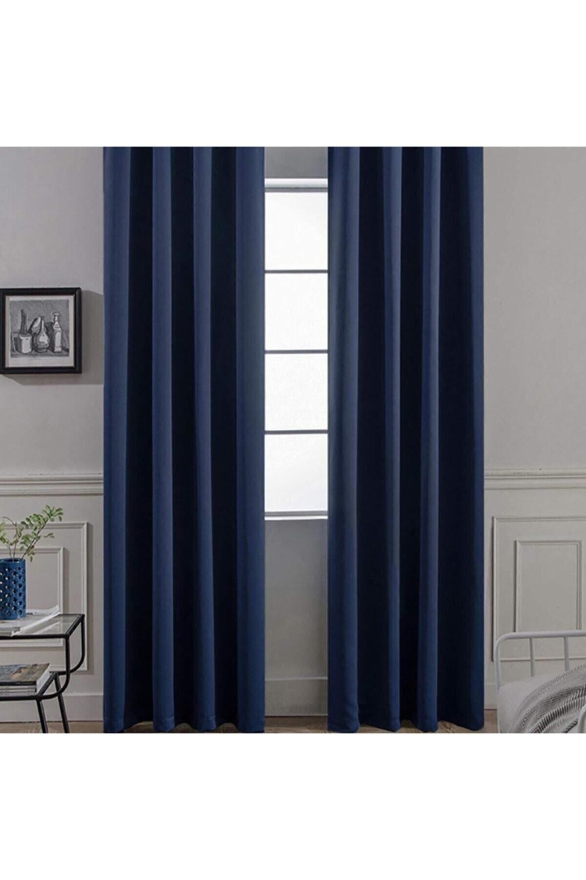 Pierre Cardin Lacivert Blackout Curtain 1