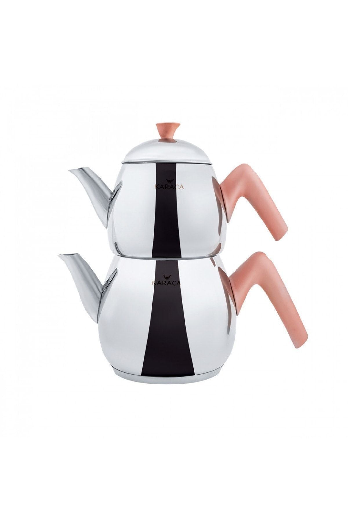 Karaca Merkür Midi Medium Rose Teapot Set 2