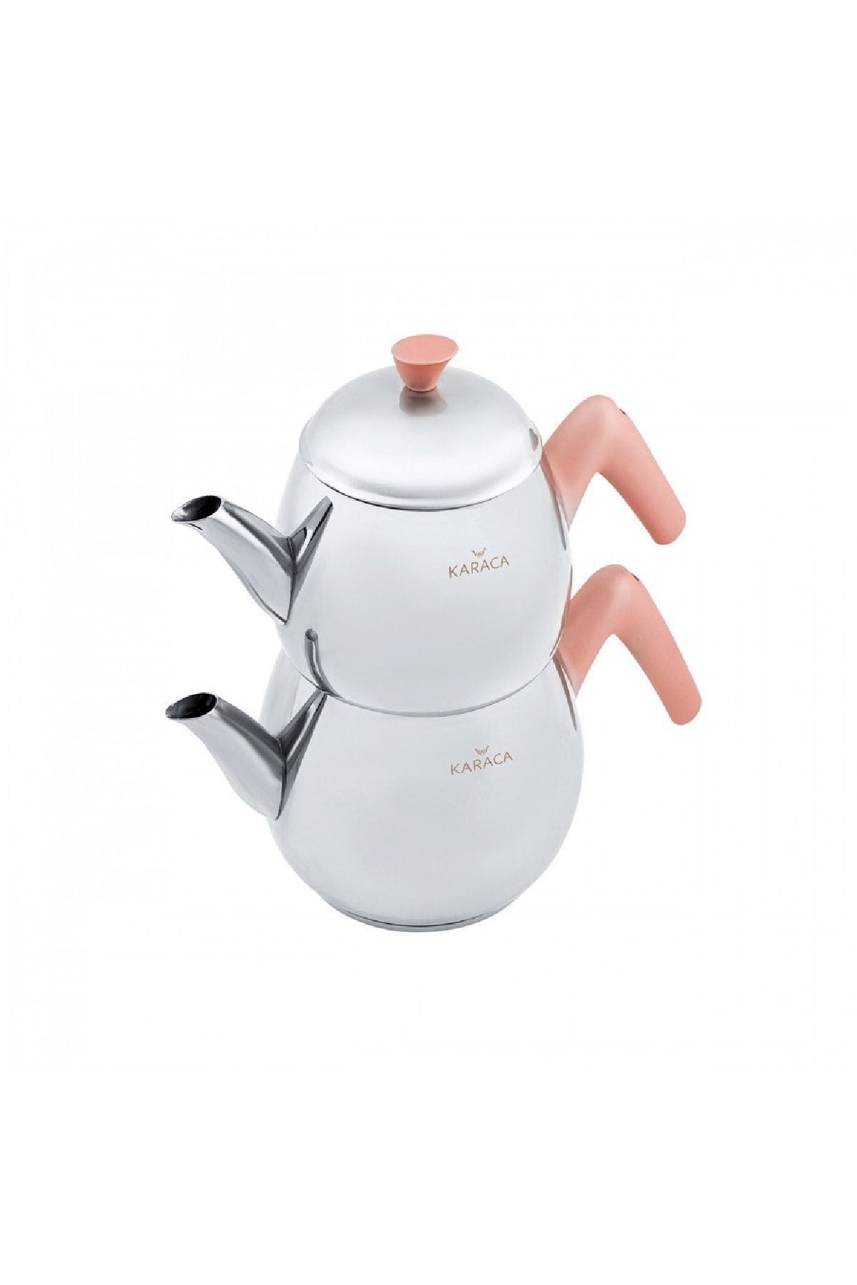 Karaca Merkür Midi Medium Rose Teapot Set 4