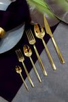 Fecra Doğa 89 Piece Gold Cutlery Set 1