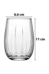 Paşabahçe Linka 18-Piece Water, Beverage, Coffee Side Glass Set 3