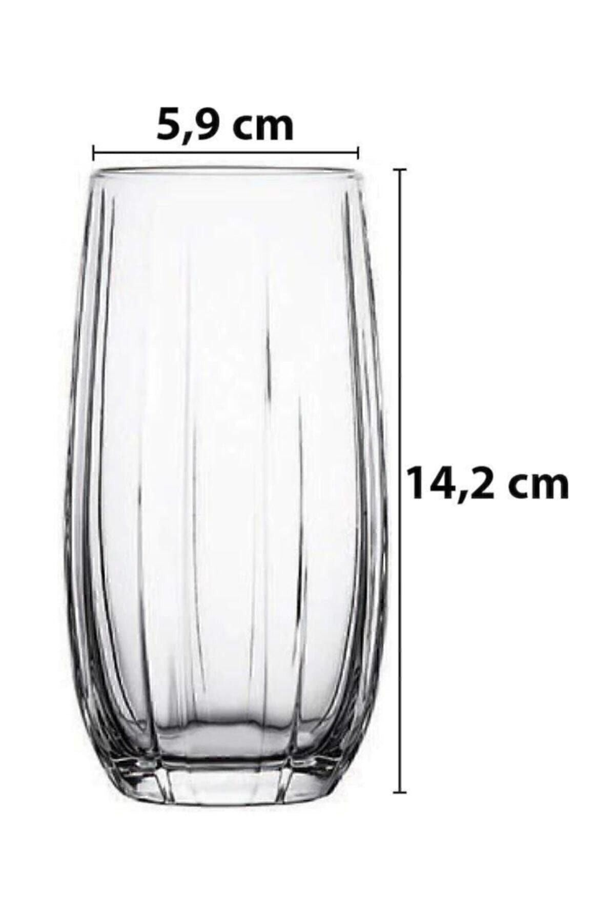 Paşabahçe Linka 18-Piece Water, Beverage, Coffee Side Glass Set 4