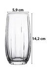 Paşabahçe Linka 18-Piece Water, Beverage, Coffee Side Glass Set 4