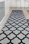 Dijidekor Lidya Grey Non-Slip Washable Runner Rug for Living Room, Hallway, Bathroom, Kitchen 4