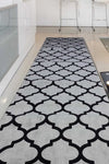 Dijidekor Lidya Grey Non-Slip Washable Runner Rug for Living Room, Hallway, Bathroom, Kitchen 6