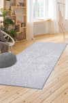 Dijidekor Elite Grey Non-Slip Washable Rug for Living Room, Corridor, Bathroom, Kitchen 1