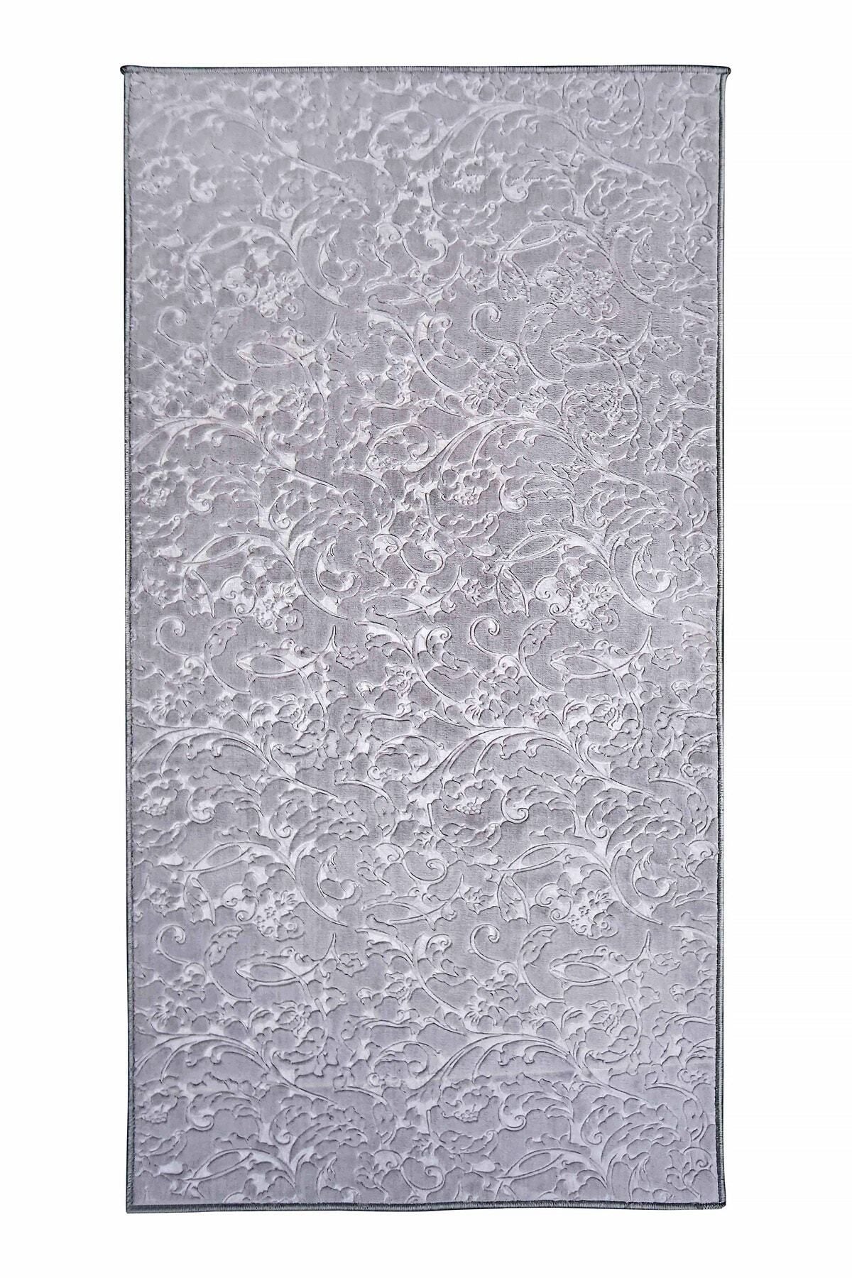 Dijidekor Elite Grey Non-Slip Washable Rug for Living Room, Corridor, Bathroom, Kitchen 4