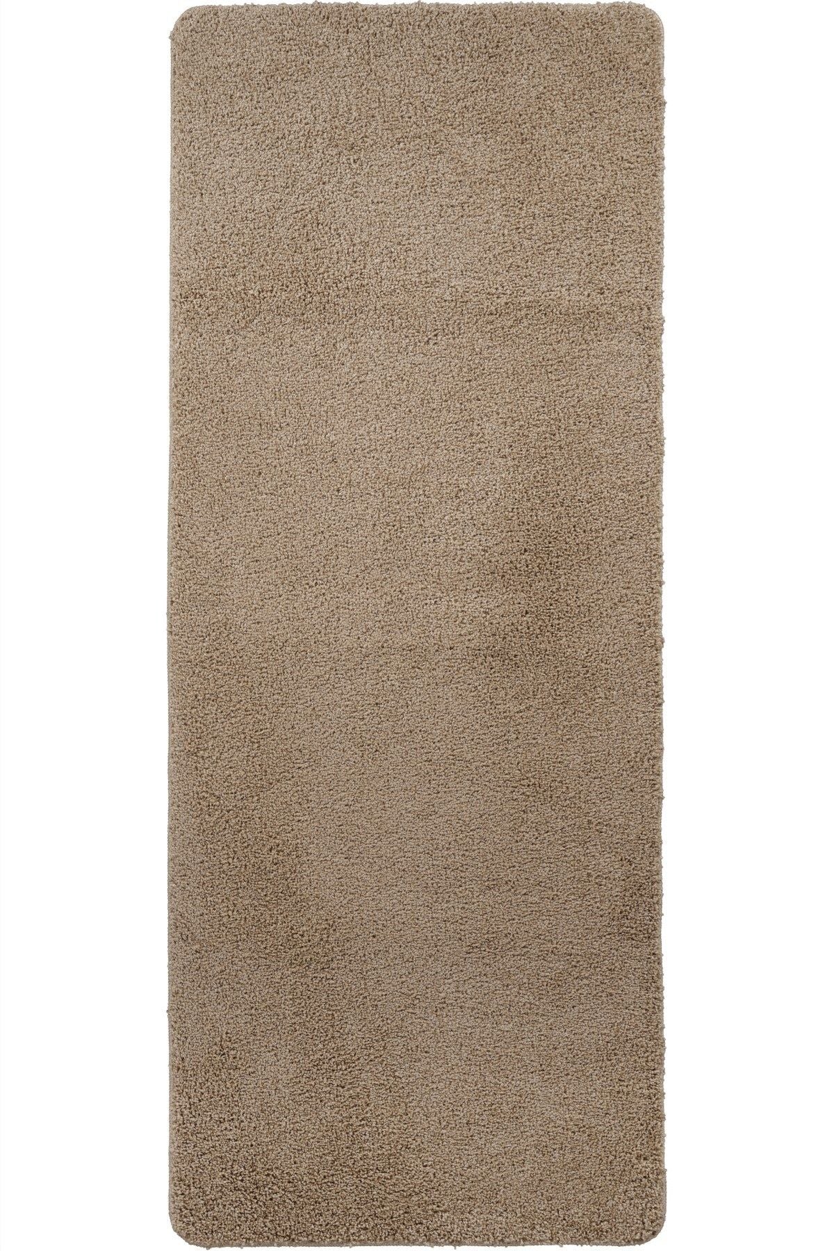 EUROBANO Natural Non-Slip Washable Brown Runner Rug 2