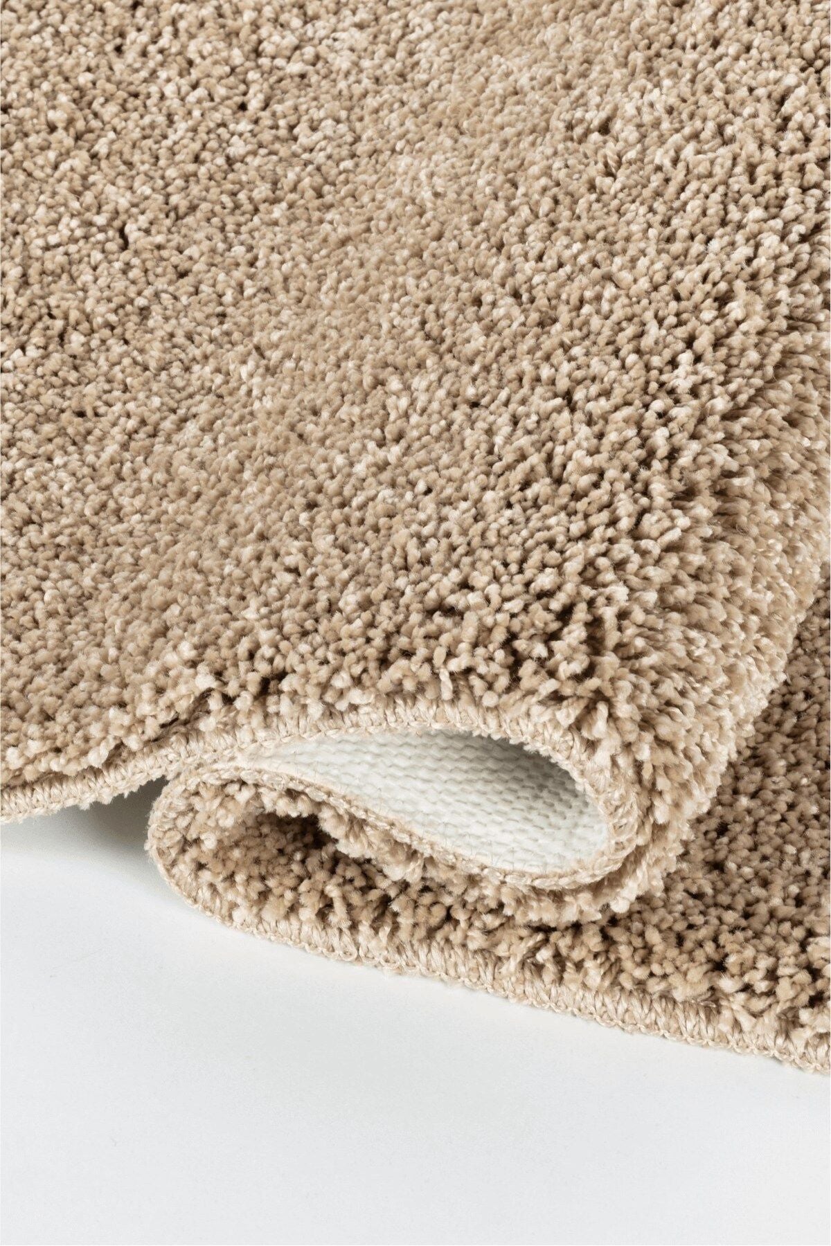 EUROBANO Natural Non-Slip Washable Brown Runner Rug 3